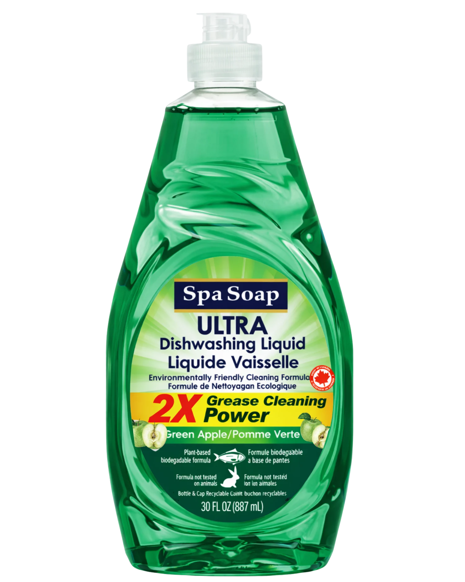 SpaSoap SpaSoap Green Apple Dishwashing Soap product image