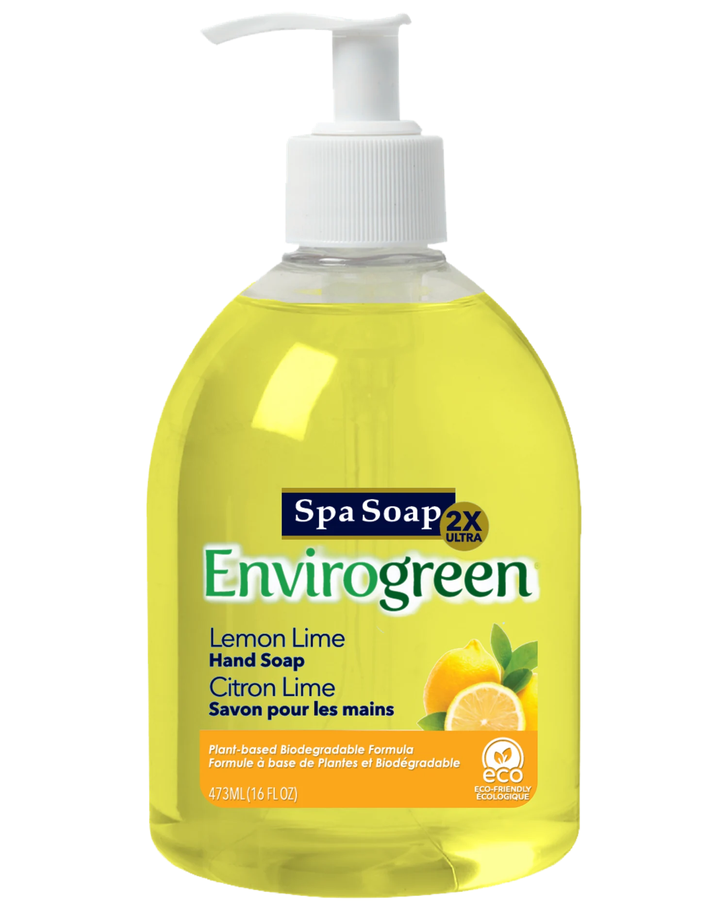 SpaSoap Envirogreen SpaSoap Envirogreen Lemon 2X Liquid Hand Soap product image