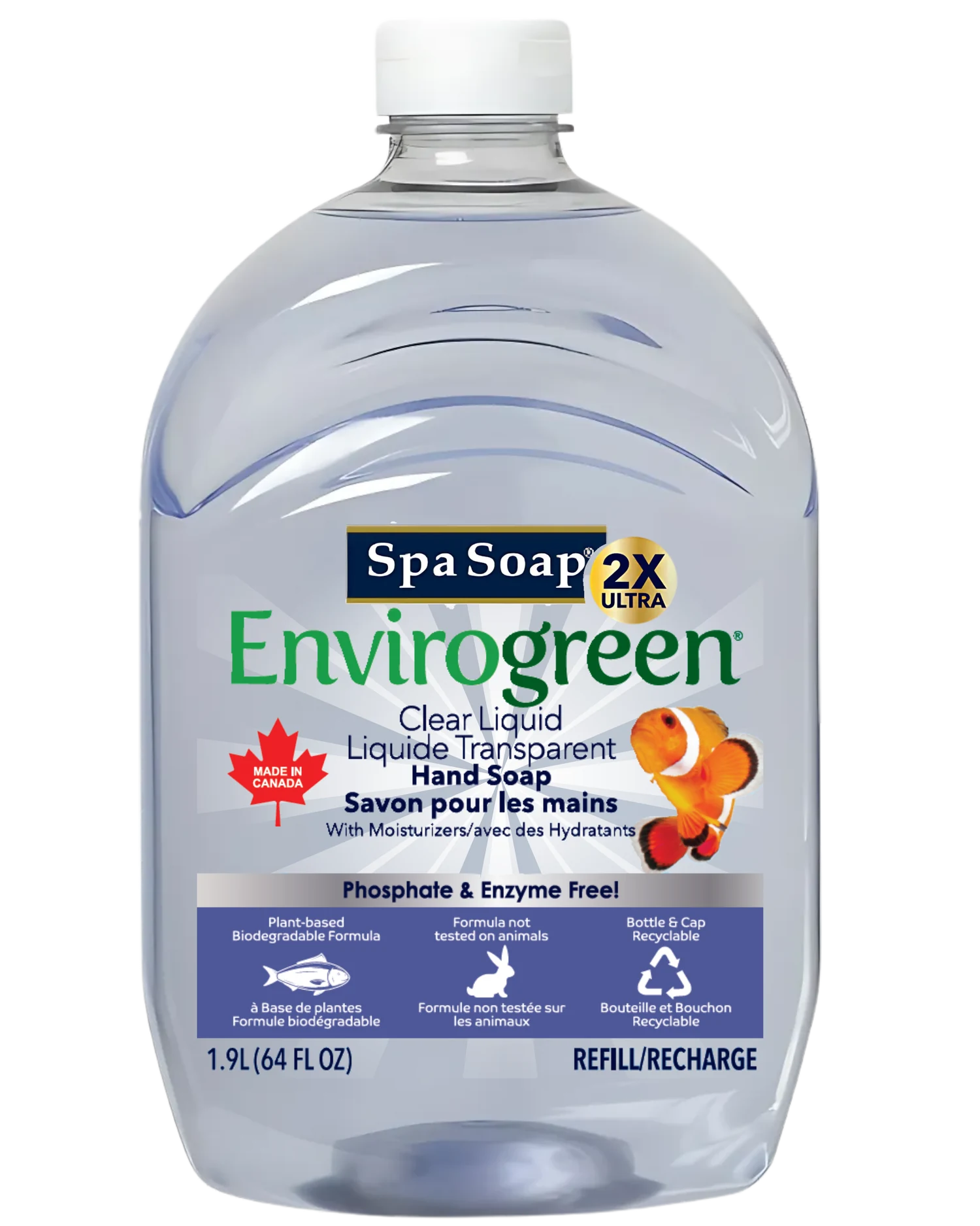 SpaSoap Envirogreen SpaSoap Envirogreen Clear Liquid Hand Soap product image